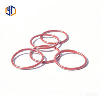 Joint torique en silicone enveloppé de FEP, coque en PTFE, noyau intérieur en caoutchouc nitrile, haute température, anti-corrosion, joint torique de qualité alimentaire