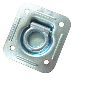 Anneau de levage de type D 82,6x76,5 mm en fer galvanisé pour le levage et la traction dans le transport logistique - Product Image 2