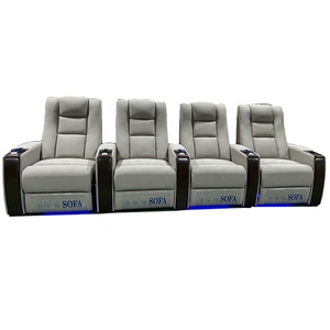 Sofá de <span class=keywords><strong>Cine</strong></span> de Lujo, Asientos Modernos para <span class=keywords><strong>Cine</strong></span> en Casa, Sillas Reclinables Eléctricas, Muebles para Sala de <span class=keywords><strong>Cine</strong></span>, Cama <span class=keywords><strong>con</strong></span> Masaje - Product Image 5