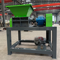 Déchiqueteur industriel à double arbre pour disques durs et cartes graphiques, broyeur de déchets électroniques, équipement de recyclage de cartes de circuits imprimés