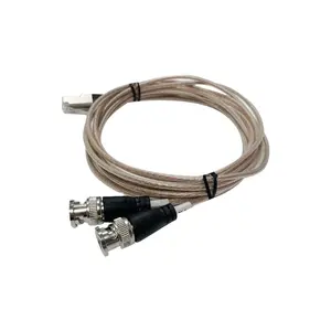 CAB-E1-75ohm-3m-RJ45-2*BNC RJ45 to BNC cable E1 interface to 2BNC interface