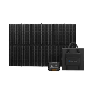 ATEM电源120W 200W 300W 12V/18v单声道户外野营便携式折叠太阳能电池板毛毯袋可折叠太阳能电池板