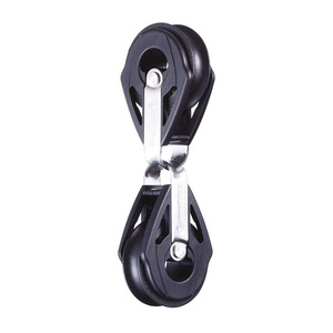 Bloque de Doble Polea con Rueda de 29 mm y Diámetro de Línea de 8 mm, Equipo de Anclaje y Amarre para Barcos BB-0214F - Product Image 1