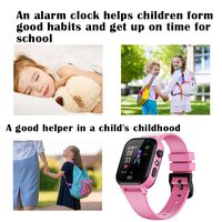 Reloj Inteligente para Niños 2G GSM con Llamadas de Voz, Rastreador LBS, SOS, Cámara, Alarma, Android/iOS