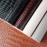 Cuir synthétique PVC imitation crocodile 1,0 mm pour sacs, sacs à main, bagages, portefeuilles