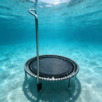 Trampoline aquatique commercial en acier inoxydable à pattes d'araignée, équipement de fitness aquatique sécurisé, rebondisseur pour la thérapie sous-marine pour adultes
