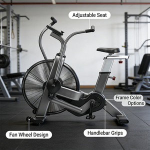 YLSY001DCP1002 Bicicleta Estática Vertical de Acero Comercial de Alta Calidad con Garantía de 3 Años - Unisex para Casa y Gimnasio - Product Image 2