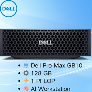 Station de travail Dell Pro Max GB10 FCM1253, mini station de travail de bureau, carte graphique GB10, 128 Go de RAM, 4 To de SSD, <span class=keywords><strong>PC</strong></span> IA Dell Pro Max avec GB10 - Product Image 4