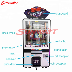 Máquina de Premios Operada con Monedas, Juego de Interior, Lotería, Key Master, Lucky Spin 666, Máquina Expendedora de Premios en Venta - Product Image 3