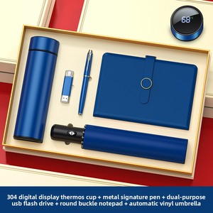 HBC Wholesale Custom A5 <strong>Notebook</strong> Vacuum Flask Fountain Pen Keychain Set for Holiday Corporate Promotional Gifts - Product Image 5