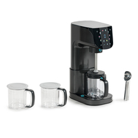Machine à glaces automatique en acier inoxydable 11 en 1 avec logo personnalisé, sorbet, yaourt glacé, glace maison, gelato, glace molle