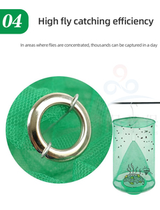 Tái Sử Dụng Ngoài Trời Treo Flytrap Lồng Lưới Bẫy Trong Nước Fly Killer Kiểm Soát Dịch hại Cho Vườn Đớp Đớp Nhựa Côn Trùng Kiểm Soát - Product Image 5