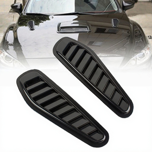 HUYI Universal <b>Car</b> Air Intake Decorative Plastic Front Hood Vent <b>Sticker</b> with Easy Installation Model 154 31*7 - Product Image 3