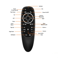 G10 G10S Pro Télécommande Vocale 2.4G Souris Sans Fil Gyroscope D'apprentissage IR pour la boîte de télévision Android HK1 H96 max X96 mini