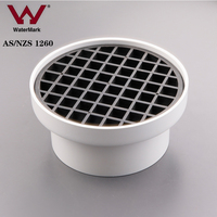 SAM-UK 100DN Collier de raccordement et grille pour tuyau UPVC, Conforme AS/NZS 1260 Watermark pour système de drainage et d'égout DWV australien, Connecteur PVC