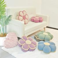Vente en gros OEM Coussins décoratifs à fleurs souples pour le bureau Sieste Salle de classe Chaise Canapé Coussin décoratif pour le dos
