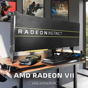 การ์ดจอ Radeon VII 16GB Instinct Mi50 สำหรับเดสก์ท็อปเวิร์กสเตชัน 3840 CUDA 256 บิต 1710MHz GDDR6 หน่วยความจำ PCI พร้อมพัดลม - Product Image 3