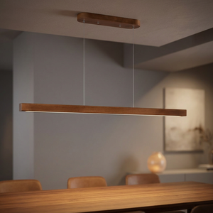 Teak <b>Wood</b> LED Pendant <b>Light</b> | Modern Handmade Eco-friendly Durable Wooden Ceiling <b>Fixture</b> for Home Decoration Wholesale - Product Image 3