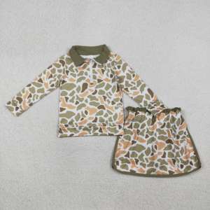 Conjunto de Ropa de Manga Corta para Bebé Niña, Estampado de Mejores Amigas de Mamá, Color Rosa Activo, para Todas las Temporadas, GSPO2249 RTS - Product Image 3