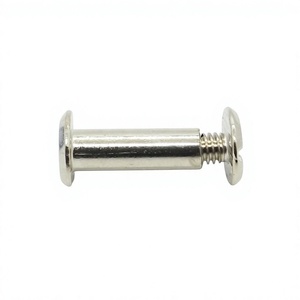 YIWANG Metal Silver Plated Stud Chicago Screws for Scrapbook Album - Product Image 2