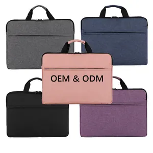 Custom 13/14/15/15.6 Inch Portable Waterproof Canvas Laptop Bag For Men Women Computer Laptop Bags