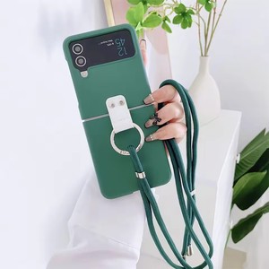 Para <span class=keywords><strong>Samsung</strong></span> <span class=keywords><strong>Z</strong></span> <span class=keywords><strong>Flip</strong></span> 4 <span class=keywords><strong>3</strong></span> cuello correa de hombro funda de teléfono anillo de moda funda de teléfono para <span class=keywords><strong>Samsung</strong></span> <span class=keywords><strong>Z</strong></span> <span class=keywords><strong>Flip</strong></span> 5 6 7 funda trasera cruzada - Product Image 4