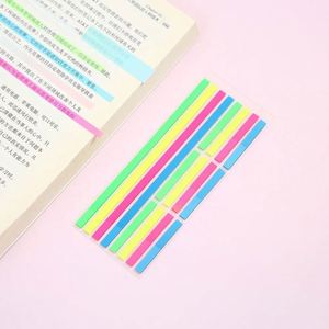 320 pegatinas de colores autoadhesivas, pestañas de índice fluorescentes transparentes, notas adhesivas, papelería para la escuela, oficina, niños - Product Image 6