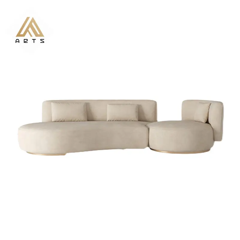 Sofá de alta qualidade, conjunto de móveis para sala de estar, tecido de design moderno e nórdico, sofá de canto europeu