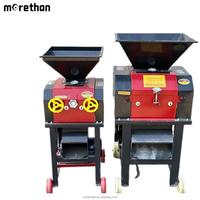 Broyeur de céréales électrique à double rouleau réglable, concasseur d'aliments, machine à casser le maïs, broyeur de maïs, nourriture pour poulet, canard, oie, lapin