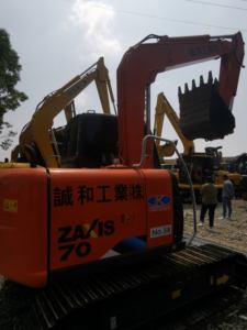 รถขุดไฮดรอลิกแบบตีนตะขาบ HITACHI Zx70 สภาพดี รถขุดมือสอง Hitachi 70 ขาย ราคาดี ประสิทธิภาพเยี่ยม - Product Image 2
