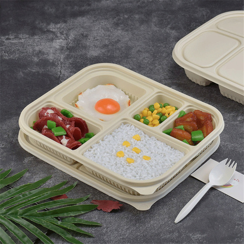 Eco Tableware Pricelist Environmentally Friendly Food Storage Containers Cornstarch Lunch Box