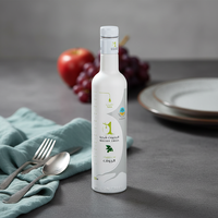 Bouteille en verre pour huile d'olive avec bec verseur anti-goutte, impression personnalisée, verre teinté protégé contre les UV, distributeur pour huile d'olive extra vierge premium