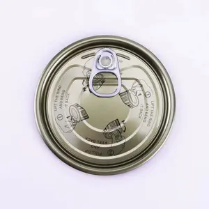 Coated Easy-To-Open Meat Or Fish Lid Can Be Closed With Tab Tinplate At The Easy-To-Open Opening Of The Lid