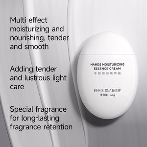 Venta al por mayor de lujo Mini portátil 60g Crema de manos Hidratante Blanqueadora Hidratante Manteca de karité Nutritiva y Reafirmante Regalo - Product Image 3