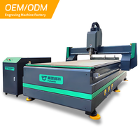 Routeur CNC ATC 2130 6012 avec changeur d'outils à disque linéaire PTP pour le bois, les verres et les meubles en bois