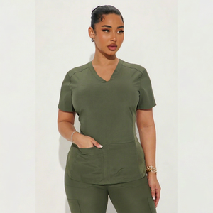 Conjuntos de Uniformes Médicos para Mujer, Estilo Jogger, con Logotipo Personalizado y Diseños a Medida para Uso Hospitalario - Product Image 1