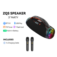 Haut-parleur sans fil professionnel portable ZQS-X8 BT 100W, boîte audio de haute qualité, haut-parleur Bluetooth
