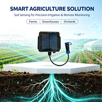 Capteur d'humidité et de température du sol LoRaWAN de qualité industrielle, IP68, longue portée, pour la surveillance de l'irrigation des exploitations hors réseau