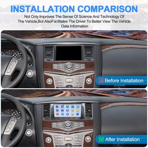 Navihua New 9 Inch OEM Screen Android Car Radio Multimedia Carplay <b>Stereo</b> for Nissan Armada Patrol Y62 / Infiniti QX80 2010 2020 - Product Image 4