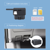 Traceur GPS GLONASS Beidou AGPS portable avec clôture électronique et suivi en temps réel pour voiture, compatible OBD et PC