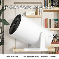 Projecteur portable HY300 PRO+ Android 14, 170 ANSI, 720P, H726, 1 Go de RAM, 8 Go de ROM, WiFi 6, BT 5.0, projecteur à courte focale