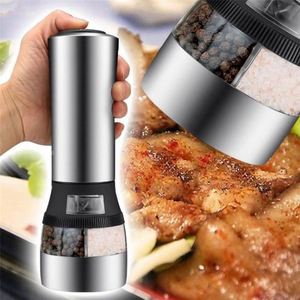 Meilleures ventes en ligne : Moulin à poivre 2-en-1 compact, moulin à sel et à poivre électrique automatique de qualité supérieure - Product Image 5