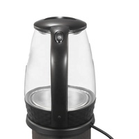 Bouilloire électrique de couleur blanche, prise ue US, chauffage rapide du verre, chaudière, arrêt automatique, théière bouillante d'eau chaude