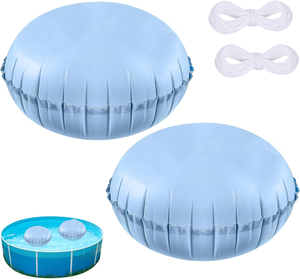 Coussins d'air portables en PVC 4 x 4 pieds pour piscines hors sol, résistants aux UV et pliables, avec possibilité d'impression de logos - Product Image 1