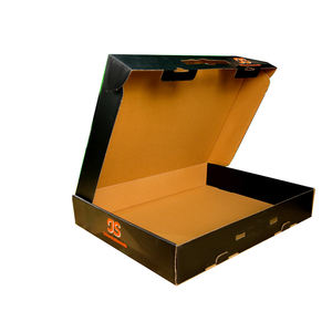 Cajas de Cartón Corrugado para Envíos, Embalaje Personalizado para Ropa, Zapatos y Cosméticos Negros al por Mayor - Product Image 1