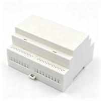 Boîtier électrique sur rail DIN pour montage sur carte PCB, 90*84*57mm, en plastique ABS, boîtiers personnalisés pour instruments électroniques sans fil