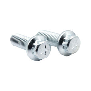 Fixation personnalisée zingage hexagone Din6921 M4 tête de bride crémone 1/4 "boulon 5/8 matériel d'armoire de cuisine - Product Image 5