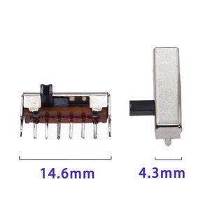 Interruptor de Palanca de 4 Posiciones SK-14D01, 6 Pines, Vertical, 4.0 mm de Altura, Interruptor Basculante de Alimentación para Montaje en PCB - Product Image 4