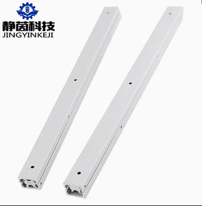 Rodamiento de canal de extensión completa bidireccional de 3 secciones, gabinete de cierre suave, rieles deslizantes lineales industriales, pista superpuesta de doble capa - Product Image 2