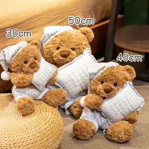 Orsacchiotto di Peluche con Pigiama, Imbottitura in Cotone PP, 31-50cm, Cuscino Confortevole da Abbracciare, Regalo - Disponibile all'Ingrosso - Product Image 4